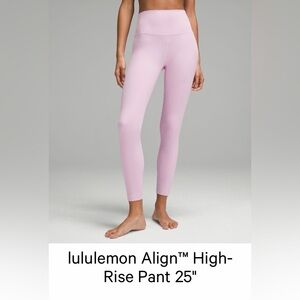 Lululemon Align High Rise Pant 25
